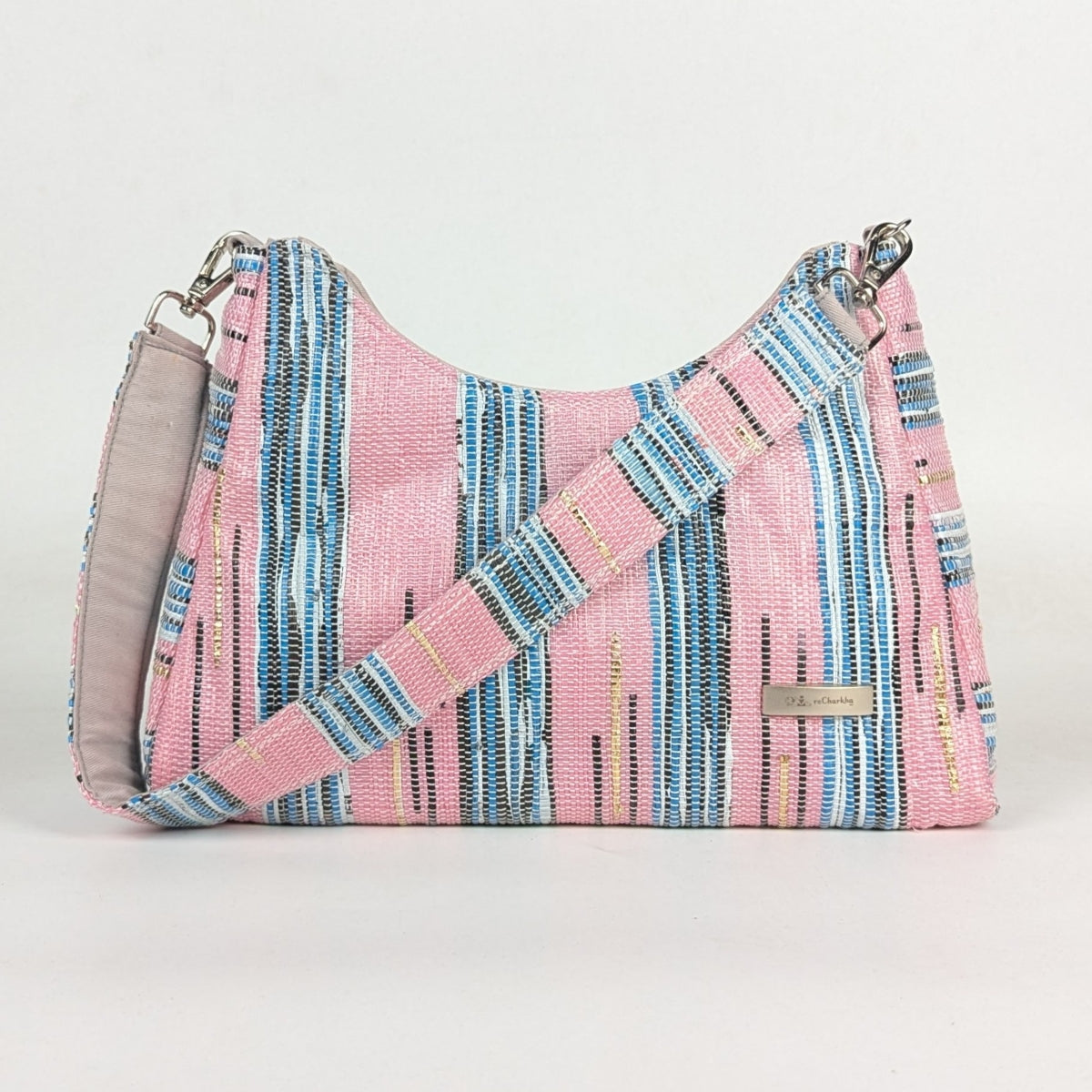 Upcycled Handcrafted Designer Baguette Bag (BTBD1225-002) PS_W