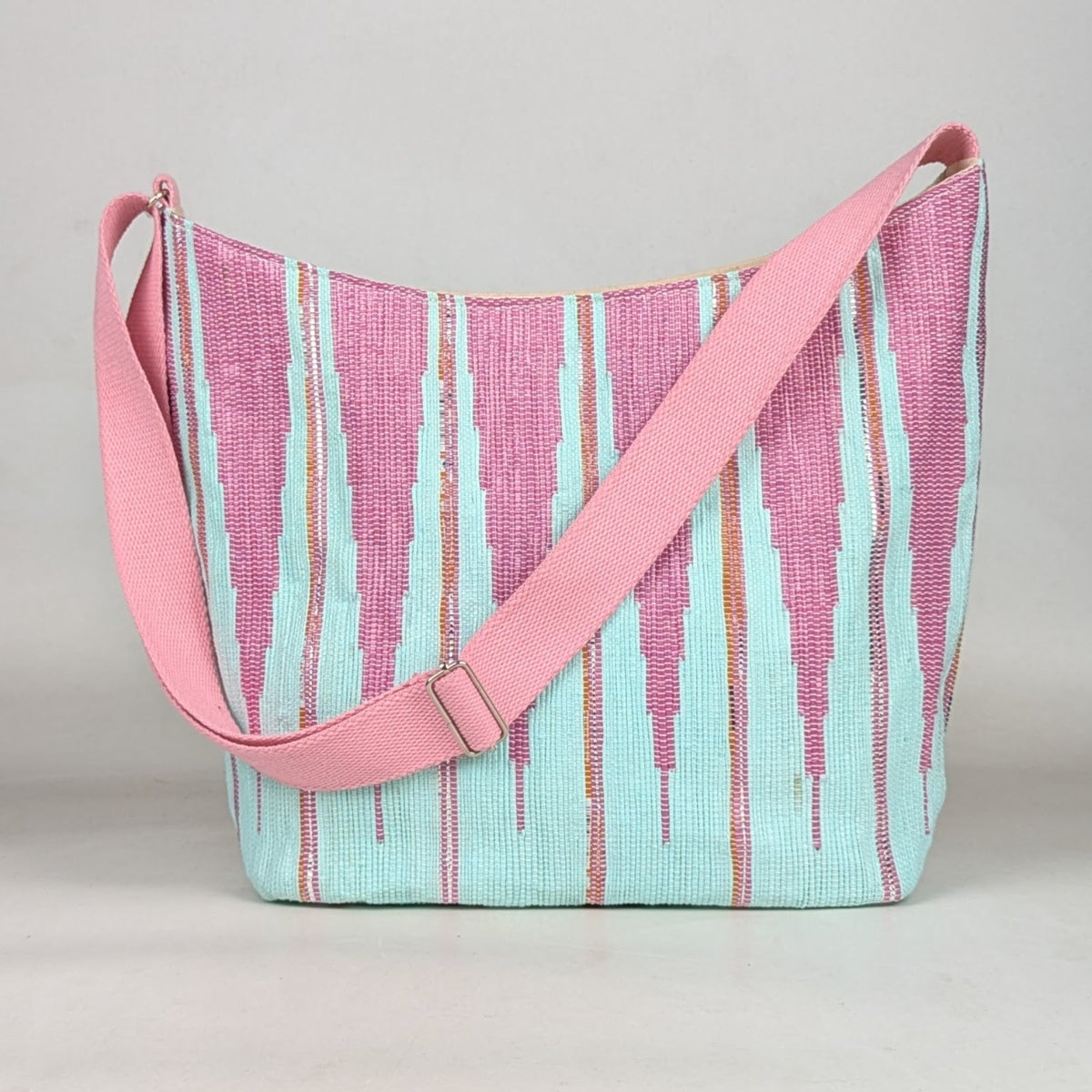 Upcycled Handcrafted Designer Eclipse Jhola Tote (EJD0426-010) PS_W