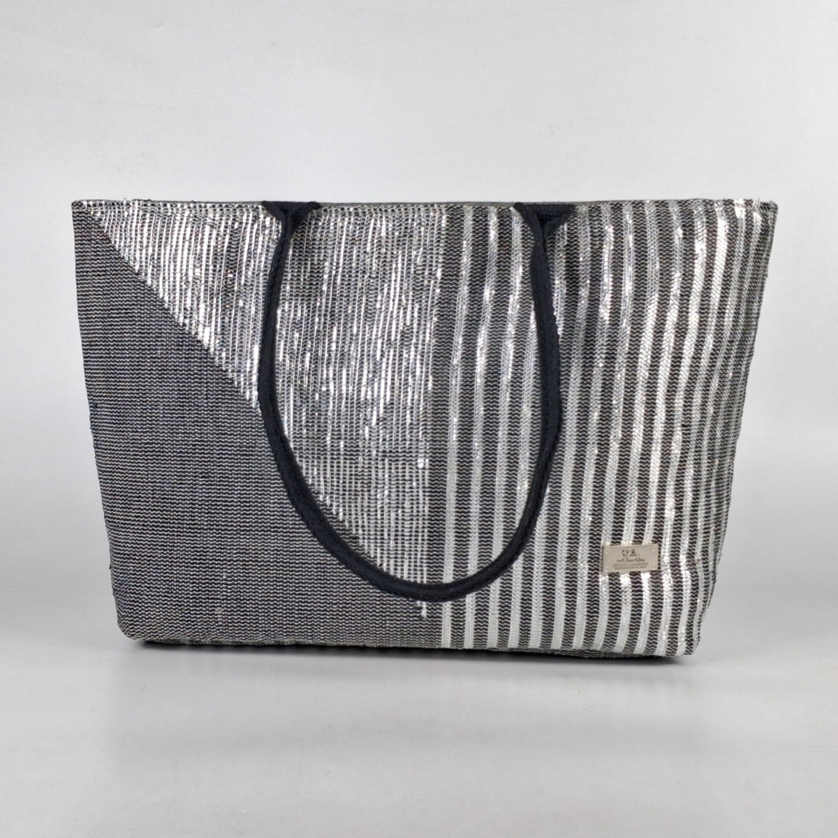 Upcycled Handcrafted Designer Office Tote (OTD1125-001) PS_W