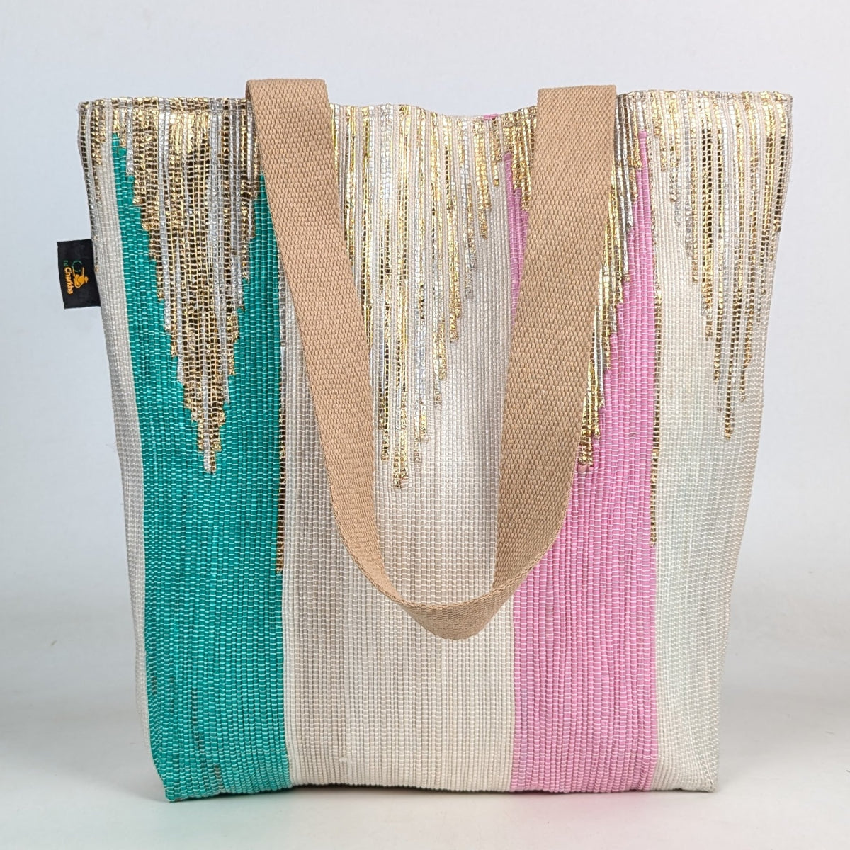 Upcycled Handcrafted Designer Shop N Go (SNGD0126-001) PS_W