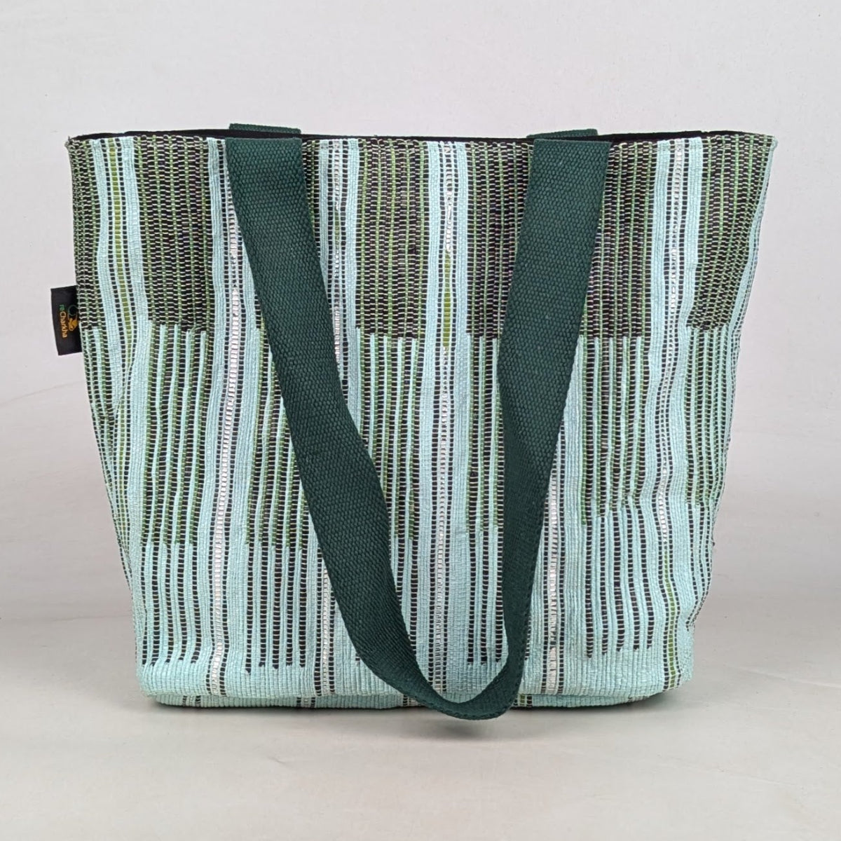 Upcycled Handcrafted Designer Shopper Tote (DST0726-012)