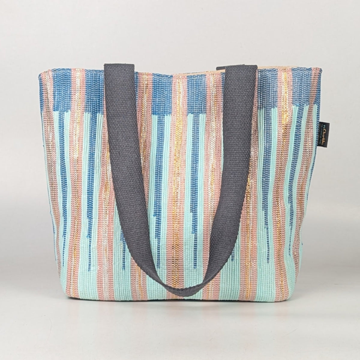 Upcycled Handcrafted Designer Shopper Tote (DST0825-004) PS_W