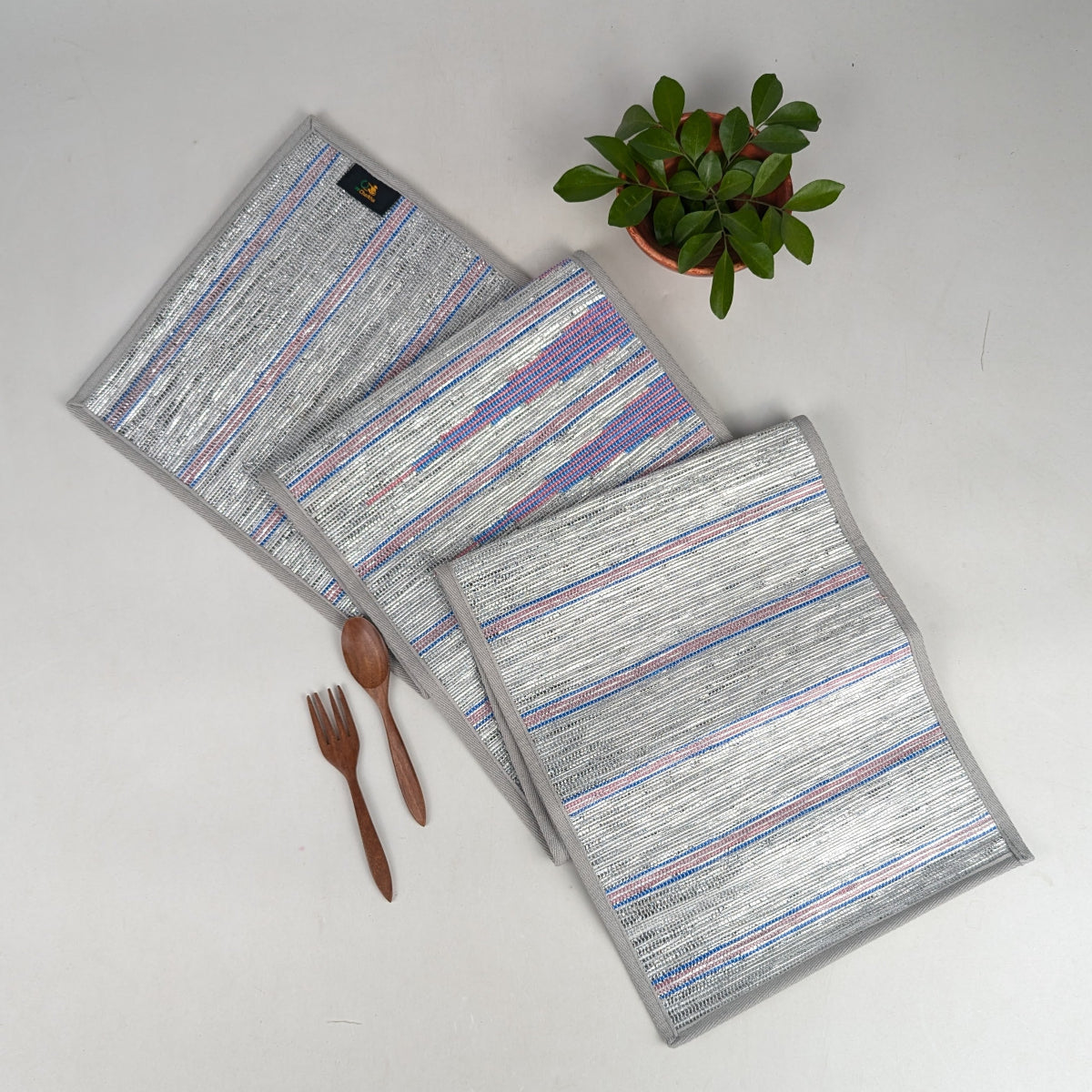 Upcycled Handcrafted Designer Table Runner (TRD0426-003) PS_W
