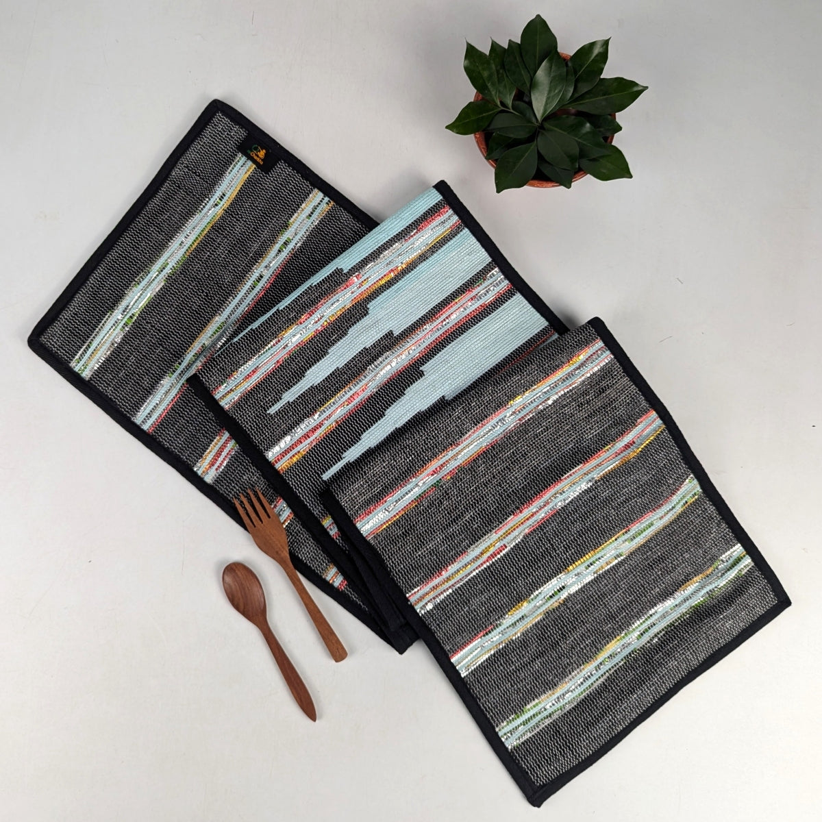 Upcycled Handcrafted Designer Table Runner (TRD1025-006) PS_W