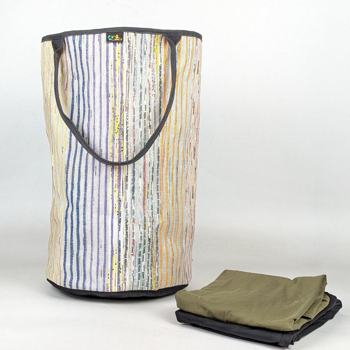 Upcycled Handcrafted Laundry Bag (LBG0426-003) PS_W