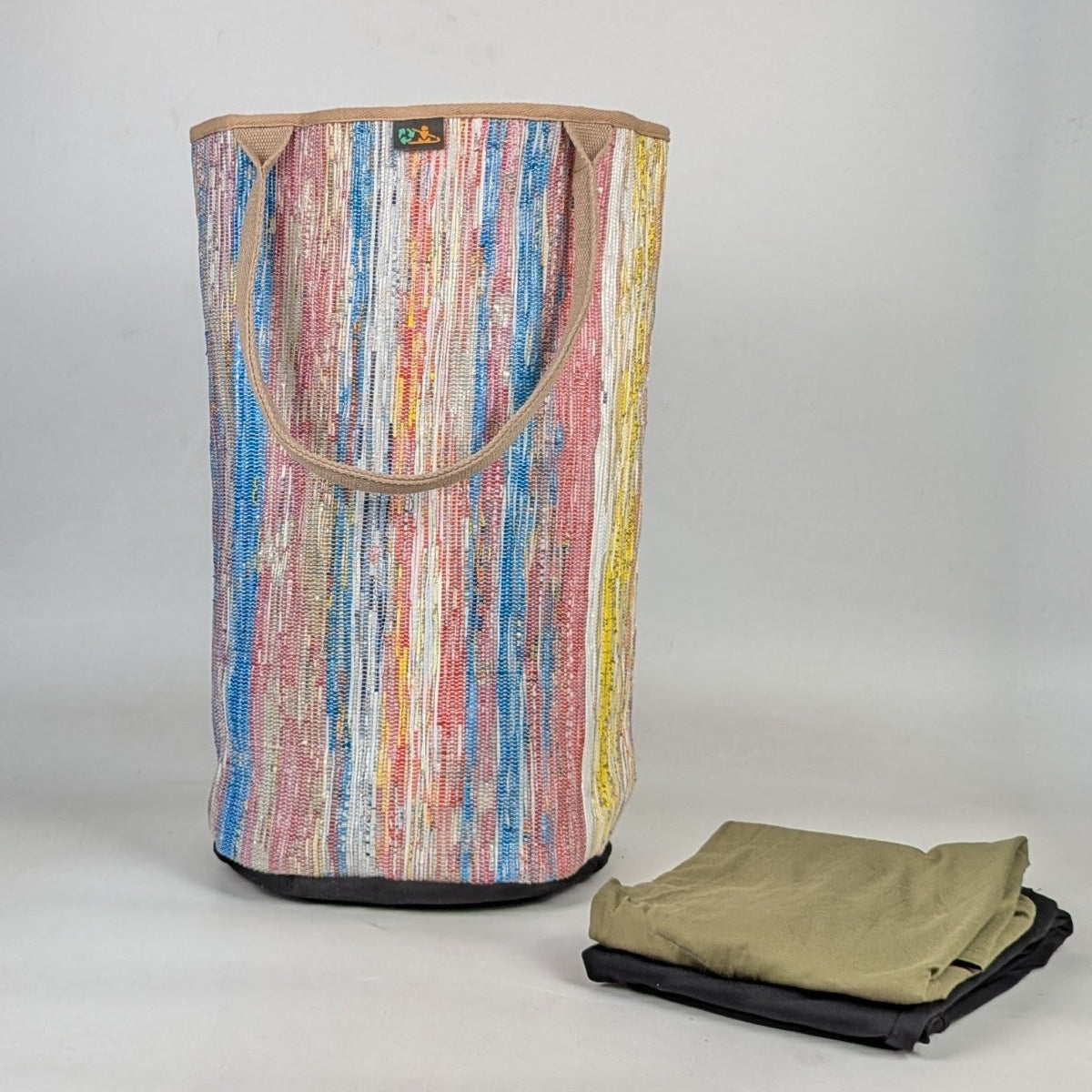 Upcycled Handcrafted Laundry Bag (LBG0426-004) PS_W