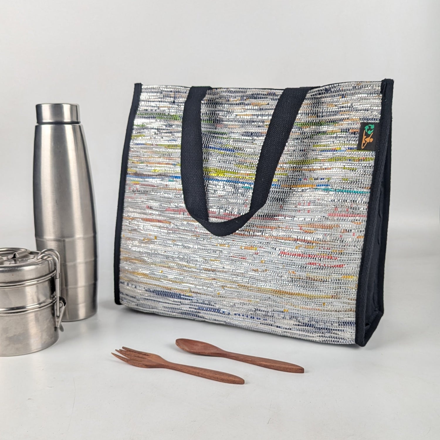 Upcycled Handcrafted Lunch Bag (LB0525-015) PS_W
