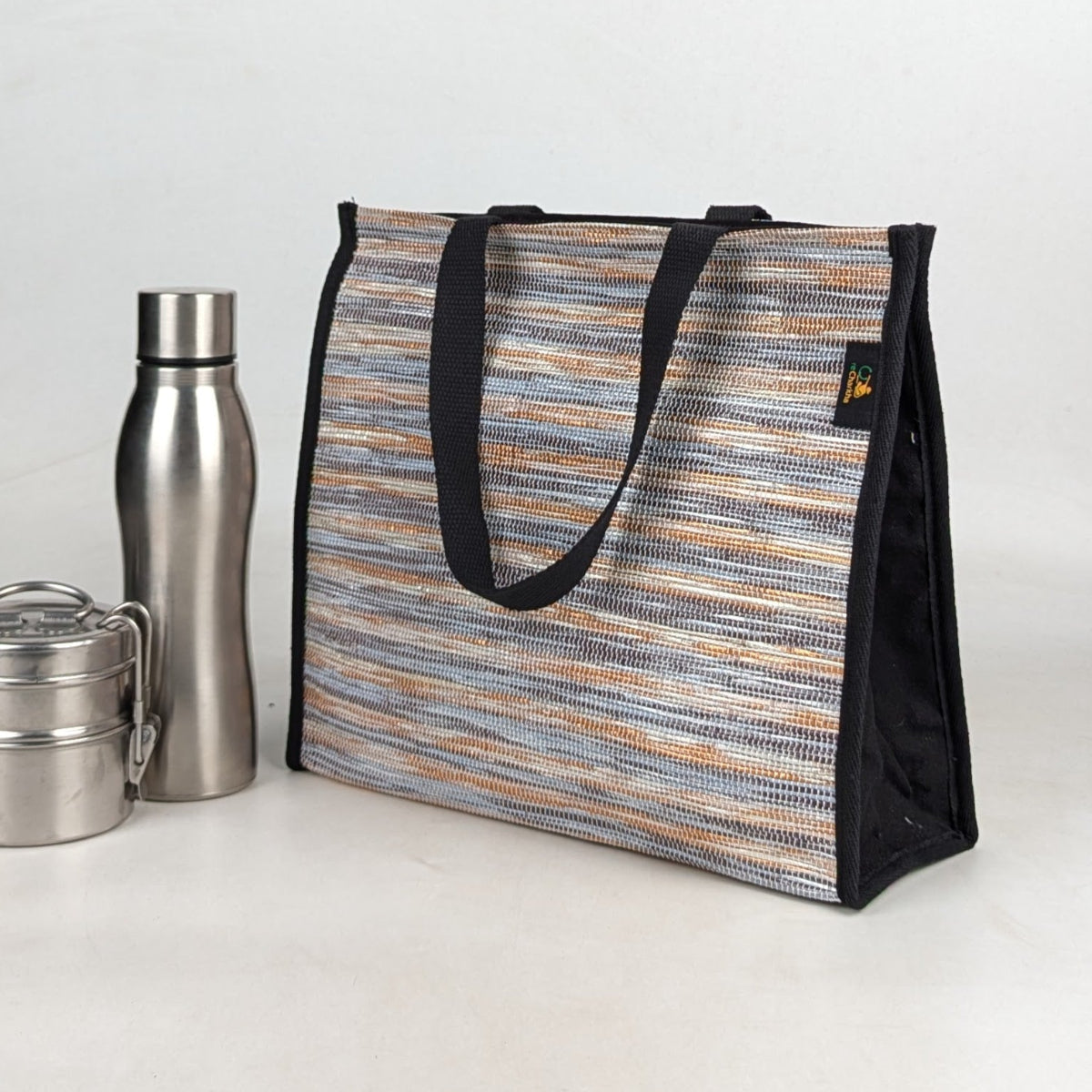 Upcycled Handcrafted Lunch Bag (LB0526-011) PS_W