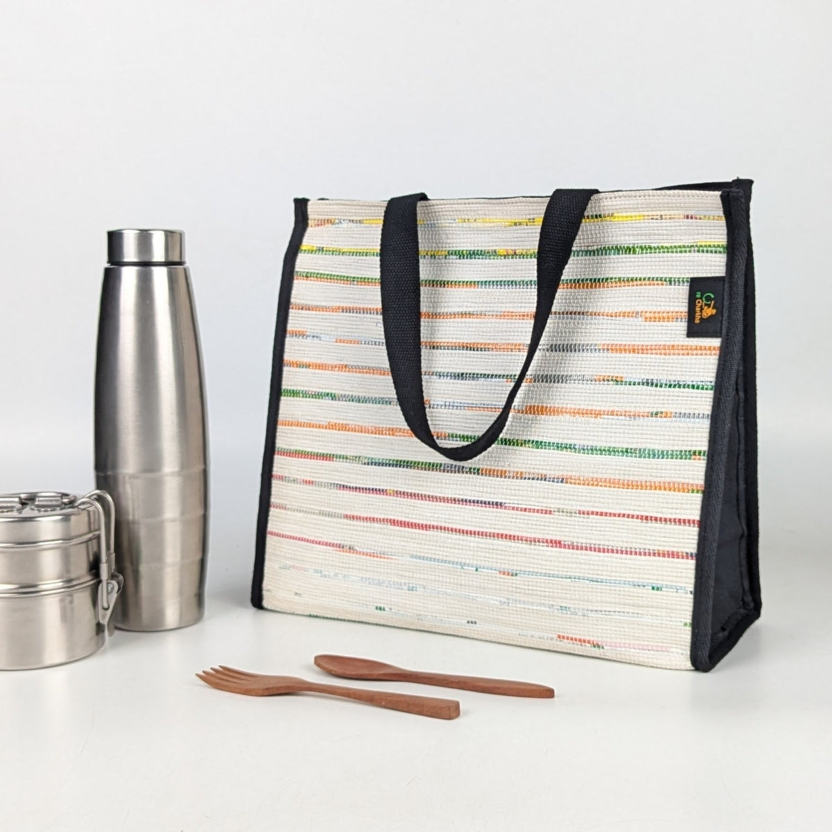 Upcycled Handcrafted Lunch Bag (LB0725-001) PS_W