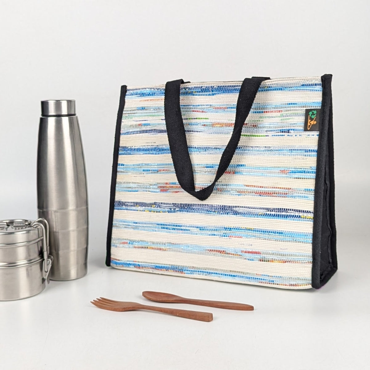 Upcycled Handcrafted Lunch Bag (LB0725-005) PS_W