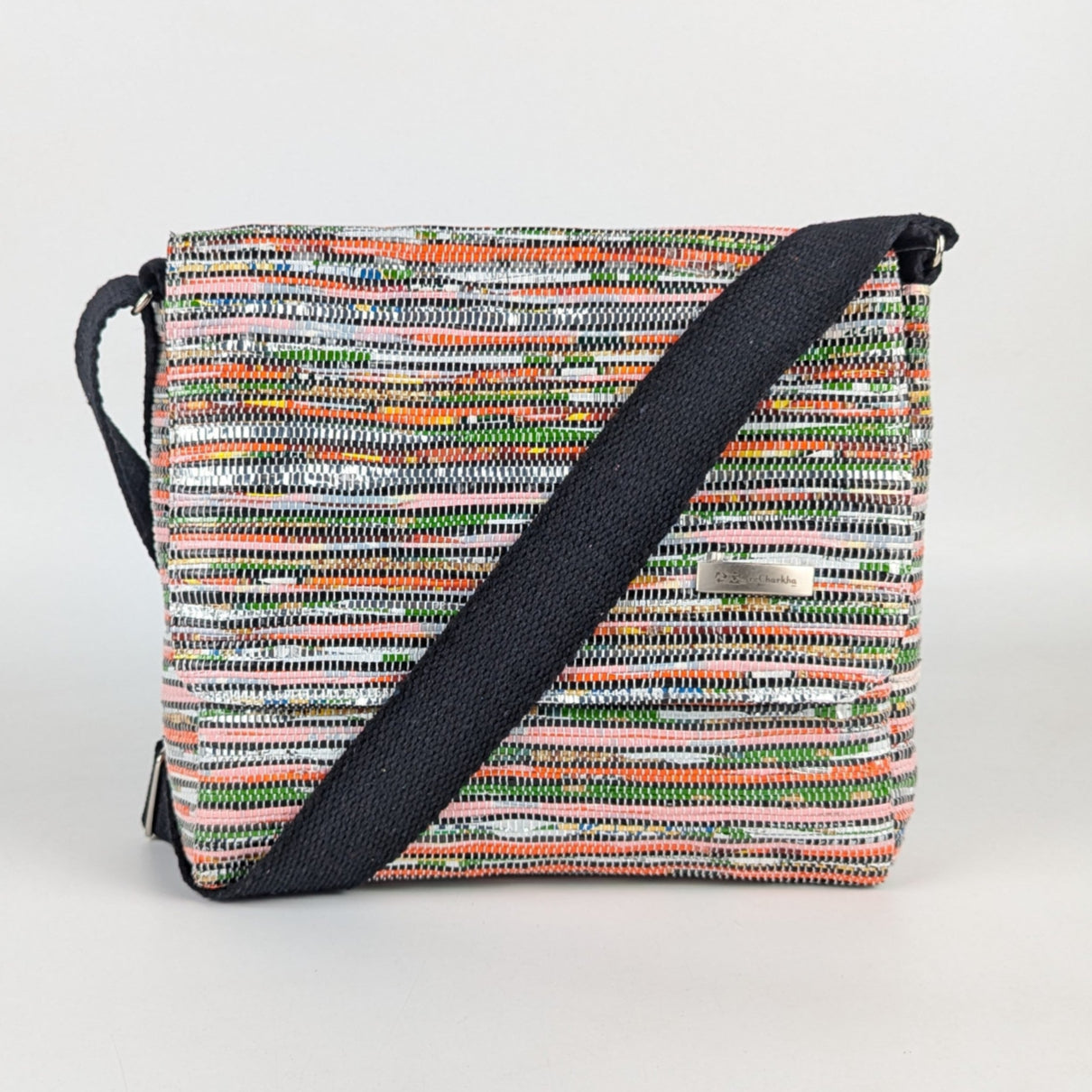 Upcycled Handcrafted Messenger Bag (MB0525-016) PS_W