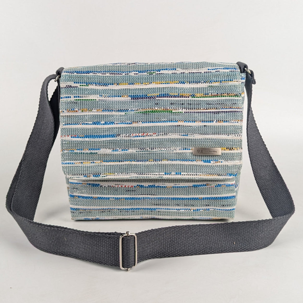 Upcycled Handcrafted Messenger Bag (MB0425-005) PS_W