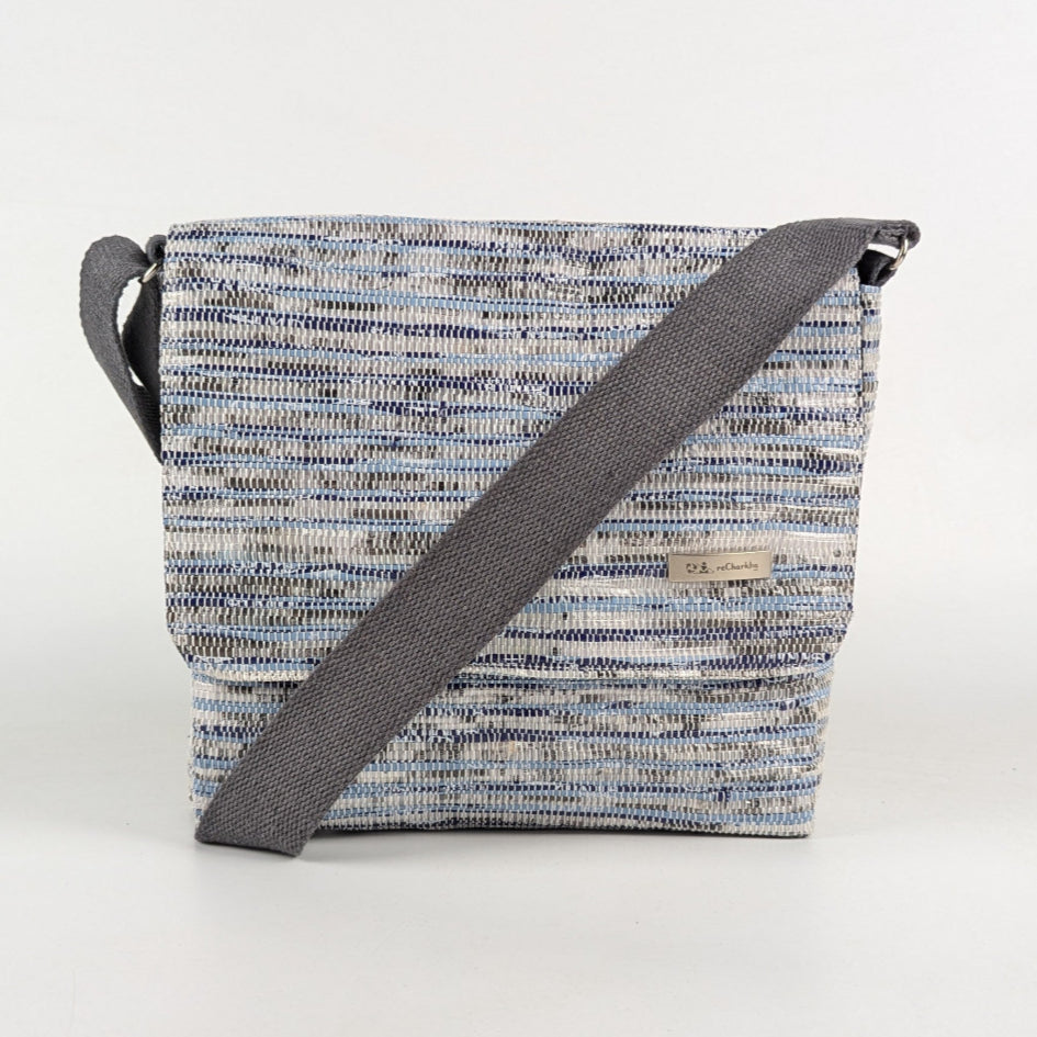 Upcycled Handcrafted Messenger Bag (MB0525-007) PS_W