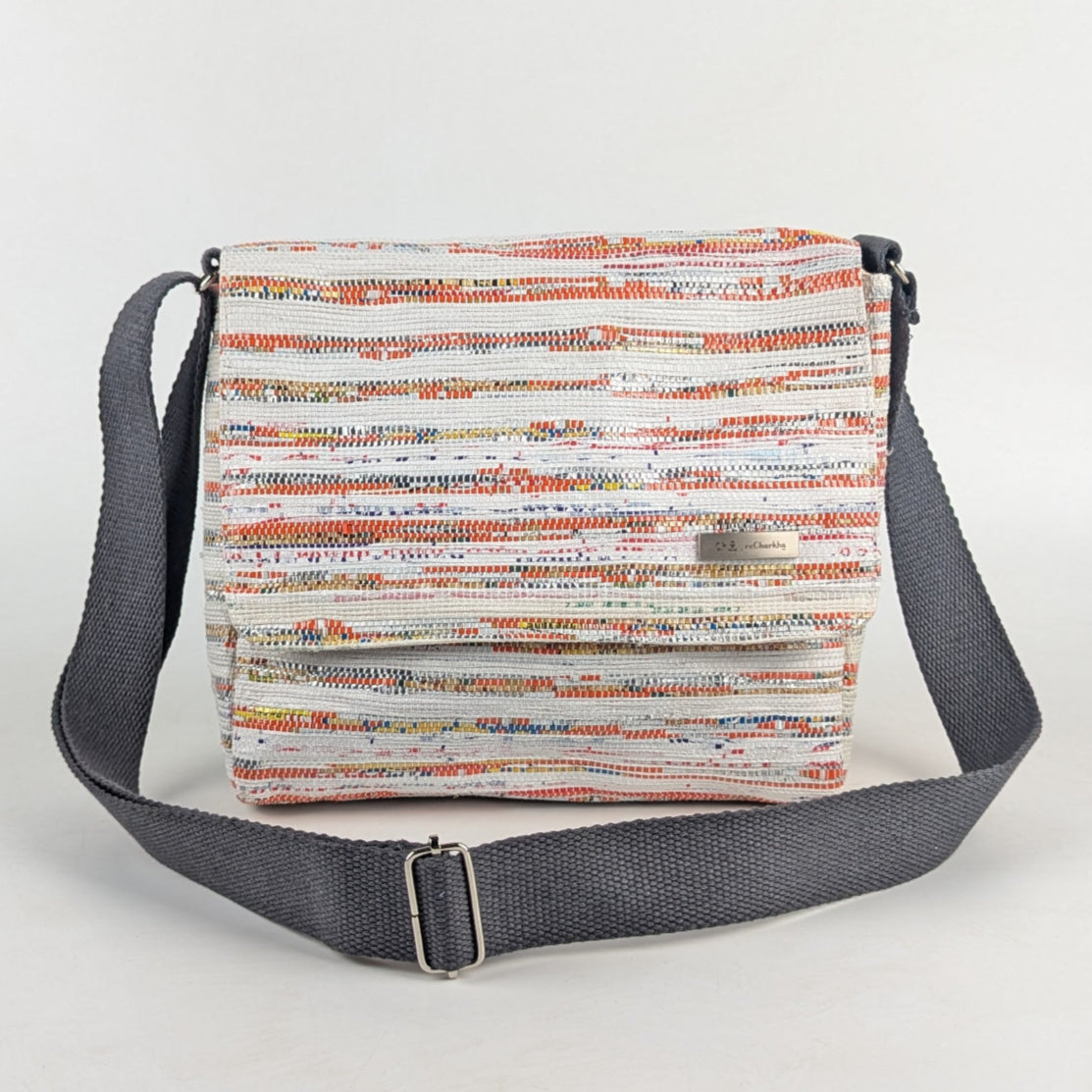 Upcycled Handcrafted Messenger Bag (MB0425-008) PS_W