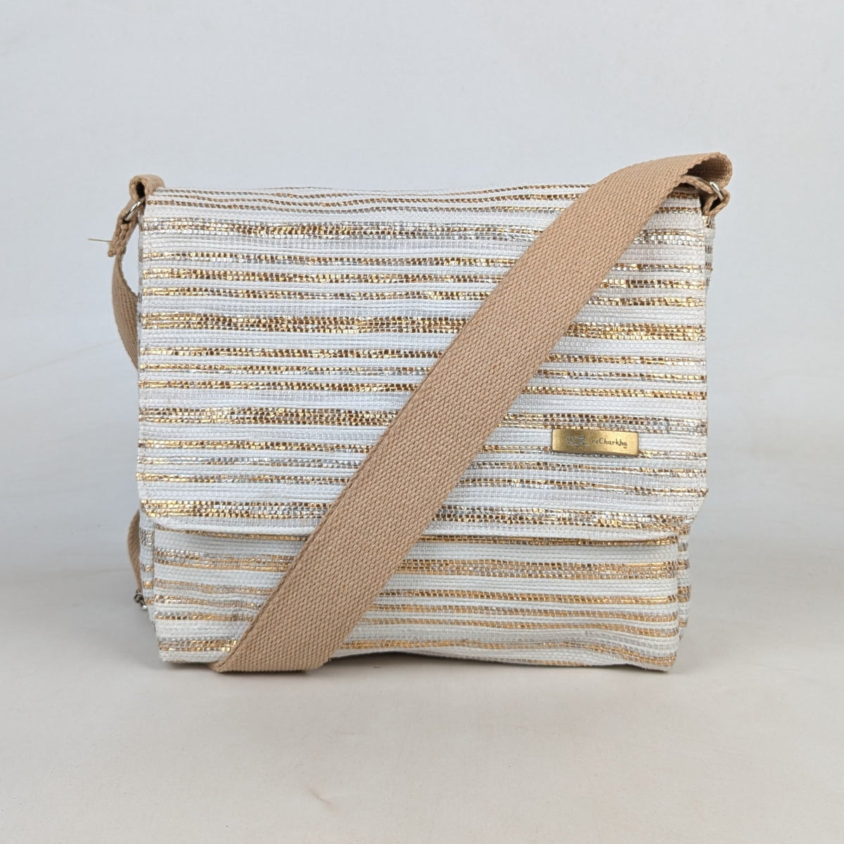 Upcycled Handcrafted Messenger Bag (MB0526-011) PS_W