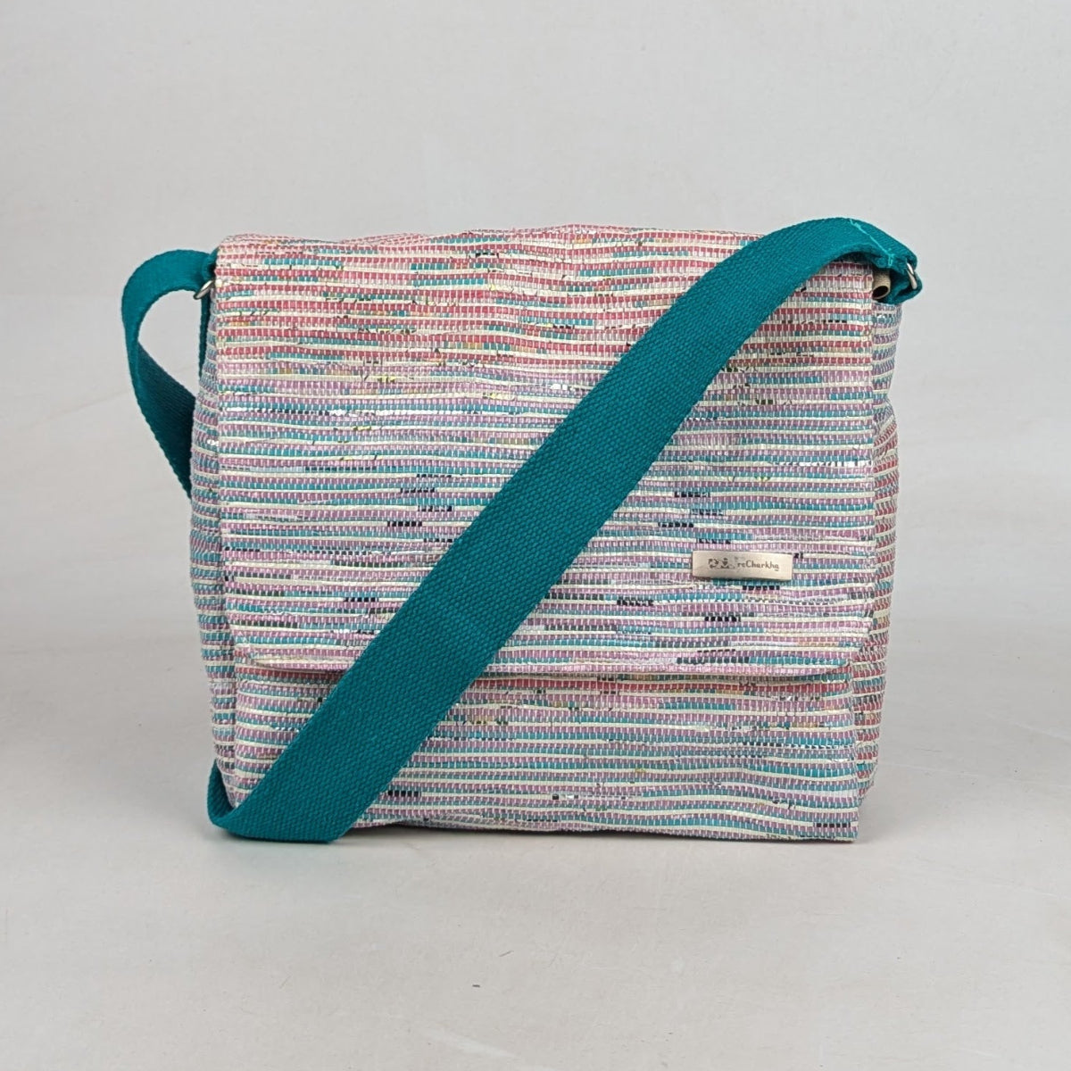 Upcycled Handcrafted Messenger Bag (MB0726-013)