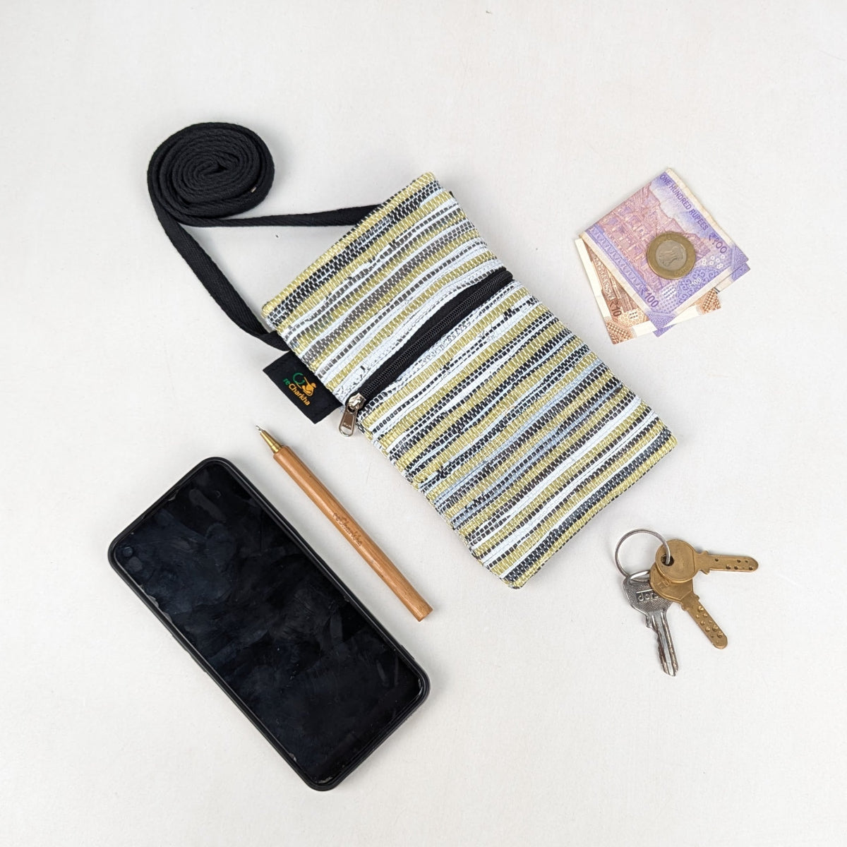 Upcycled Handcrafted Mobile Sling (MSL0626-024) PS_W