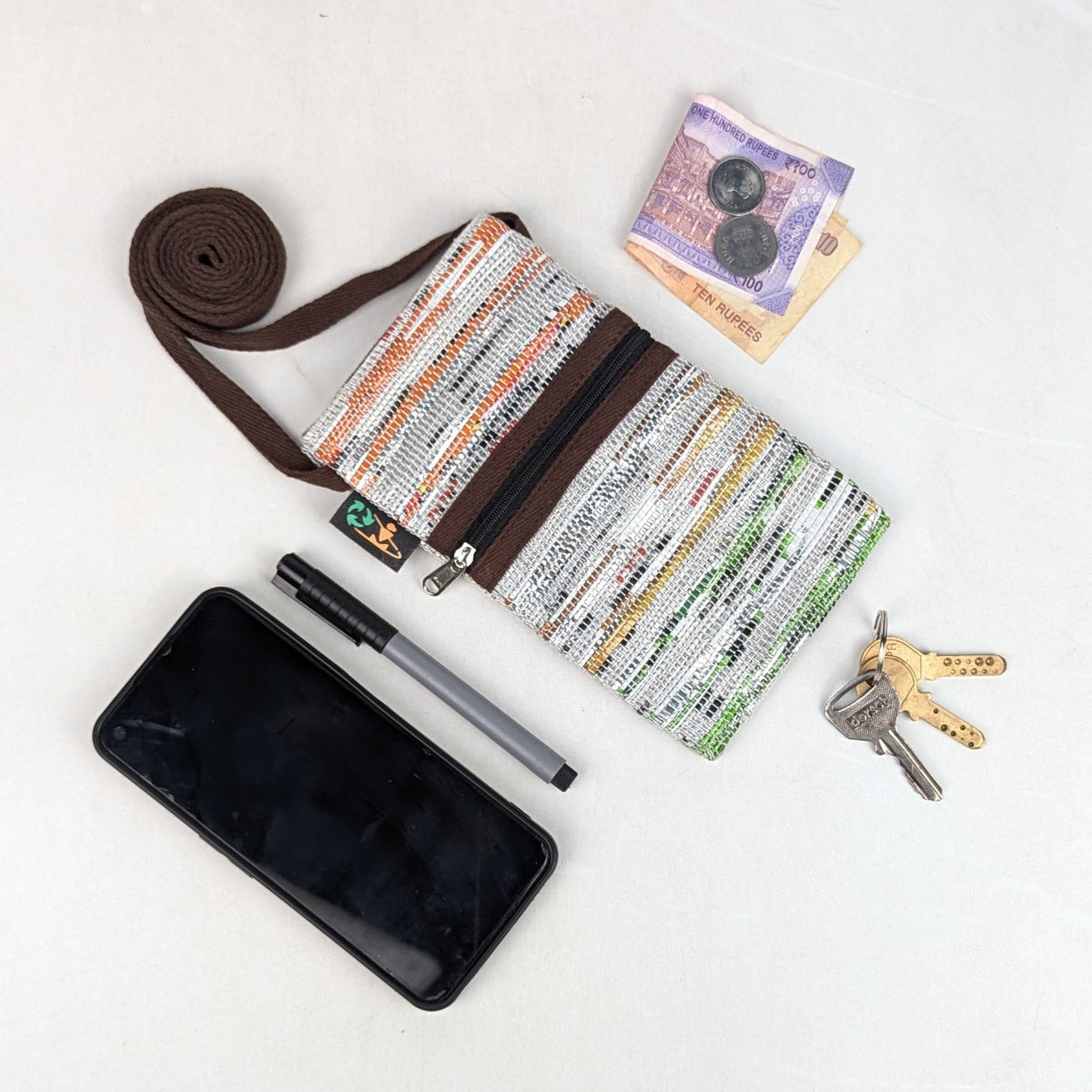 Upcycled Handcrafted Mobile Sling (MSL0726-008)