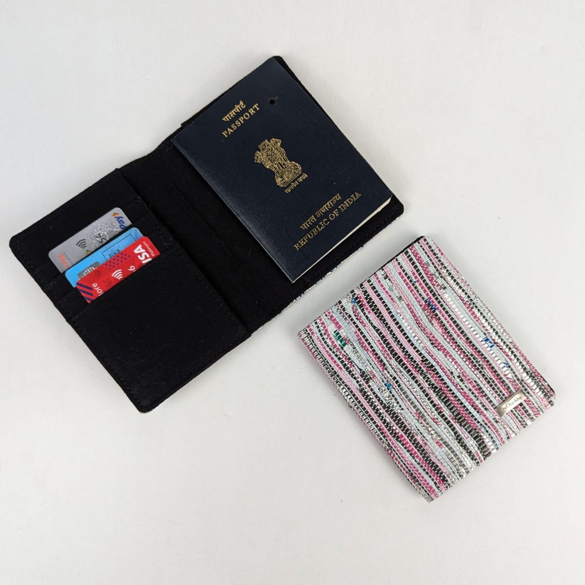 Upcycled Handcrafted Passport Cover (PC0126-008) PS_W