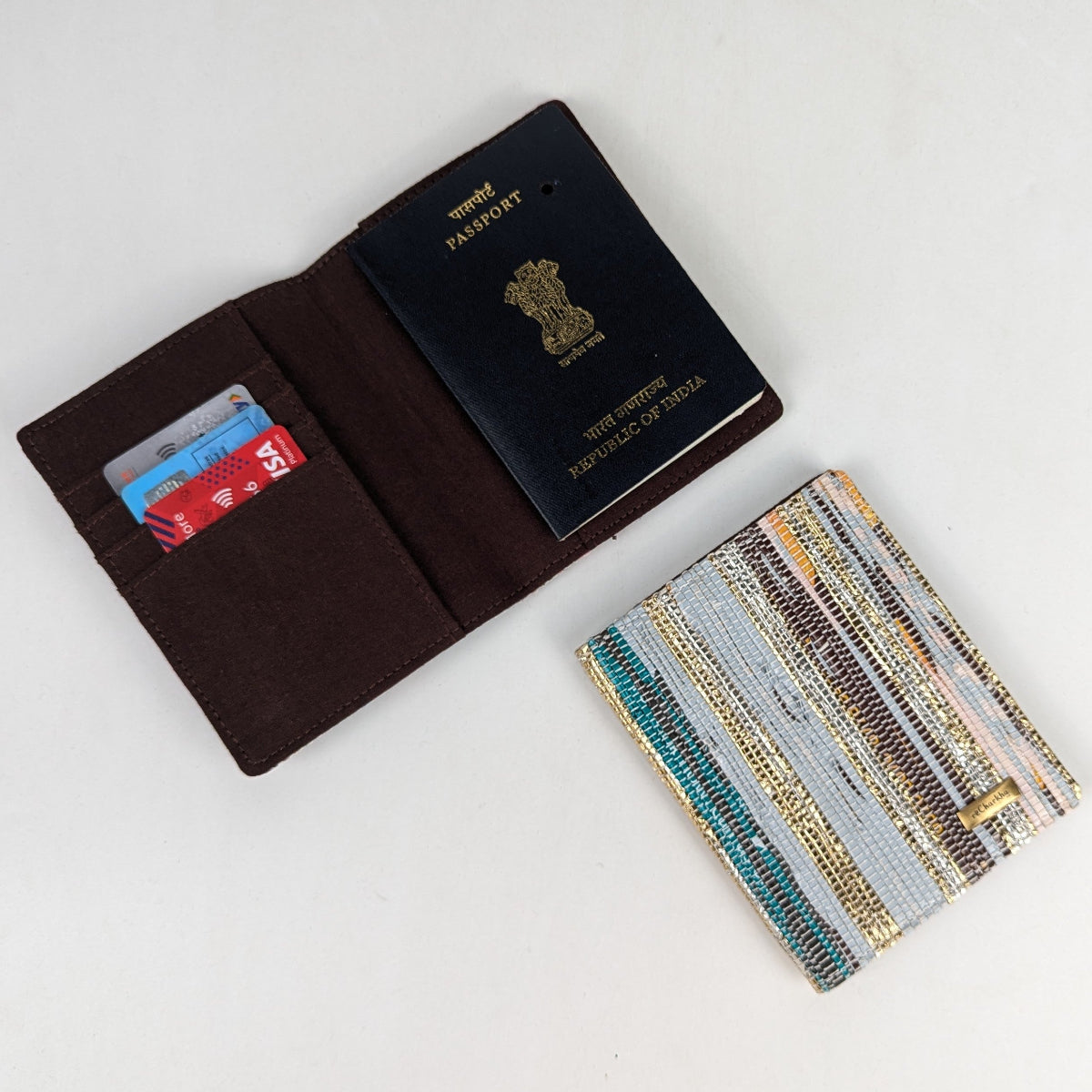 Upcycled Handcrafted Passport Cover (PC0126-015) PS_W