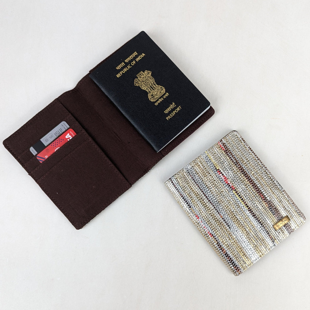 Upcycled Handcrafted Passport Cover (PC0526-012) PS_W