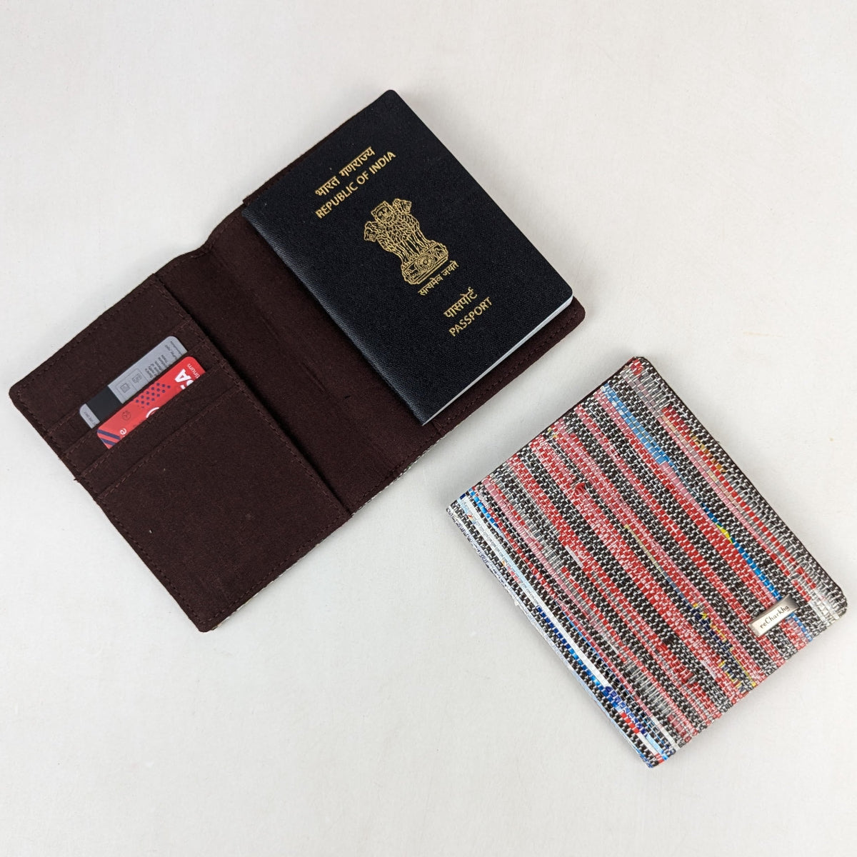 Upcycled Handcrafted Passport Cover (PC0526-015) PS_W