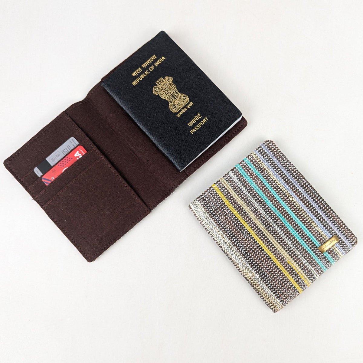 Upcycled Handcrafted Passport Cover (PC0526-017) PS_W