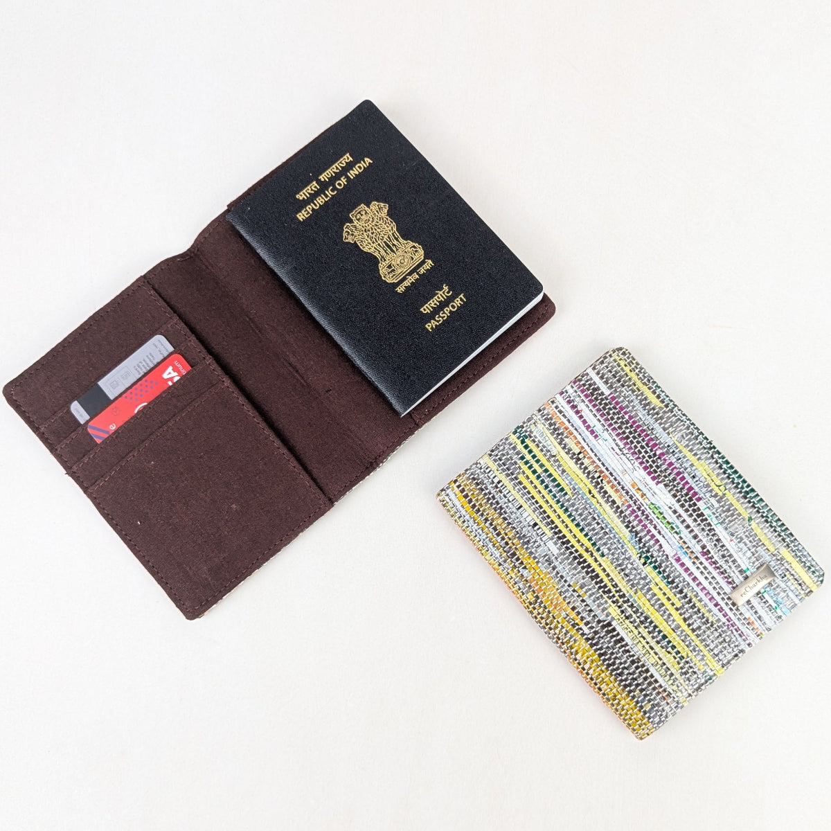 Upcycled Handcrafted Passport Cover (PC0526-018) PS_W