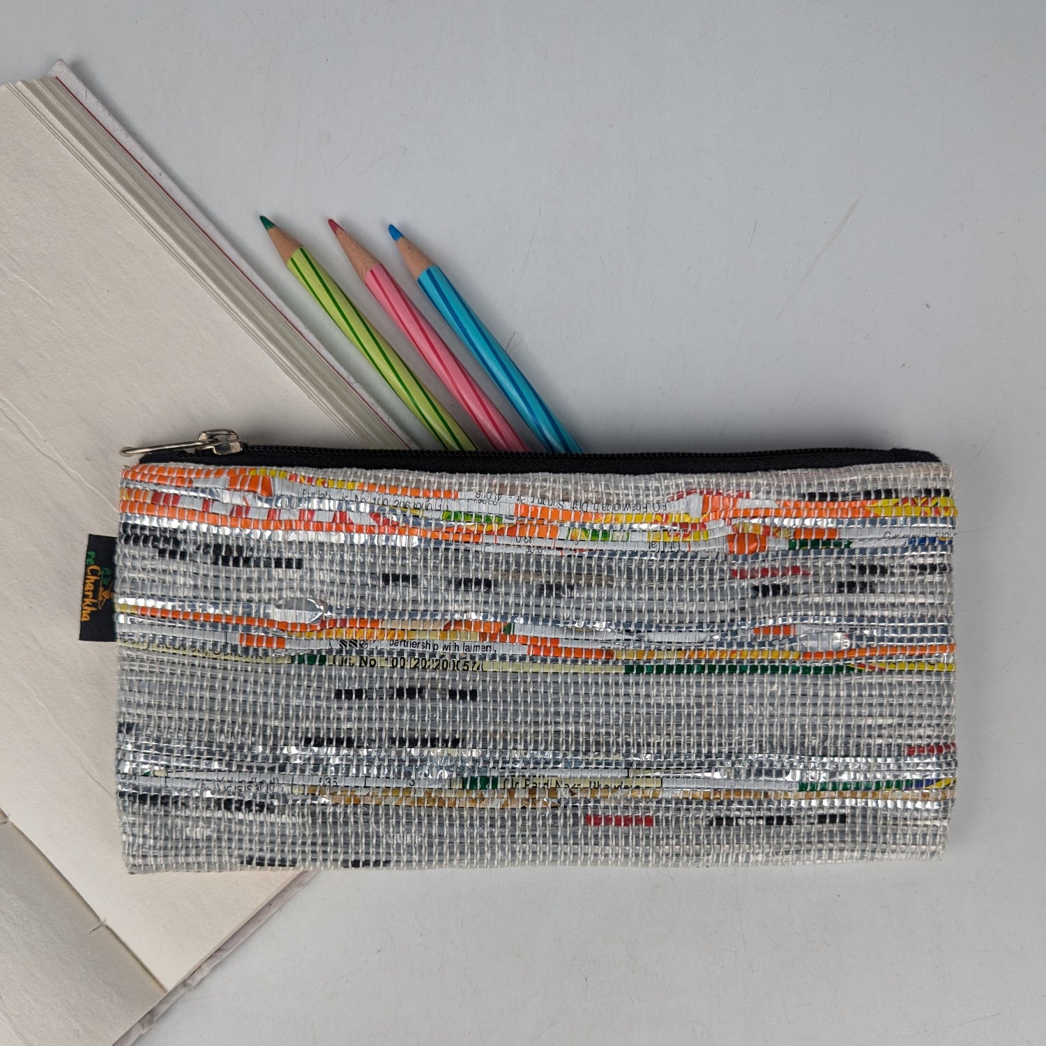 Upcycled Handwoven Pencil Pouch (PP0825-022) PS_W