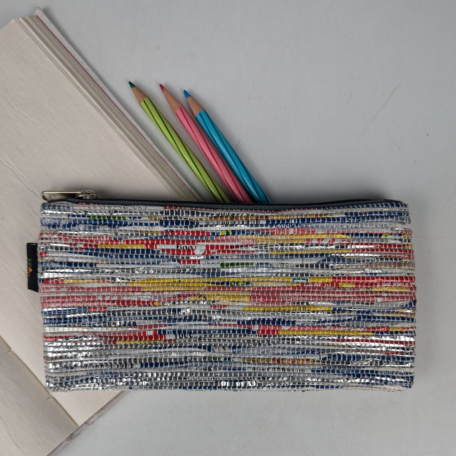 Upcycled Handwoven Pencil Pouch (PP0825-024) PS_W