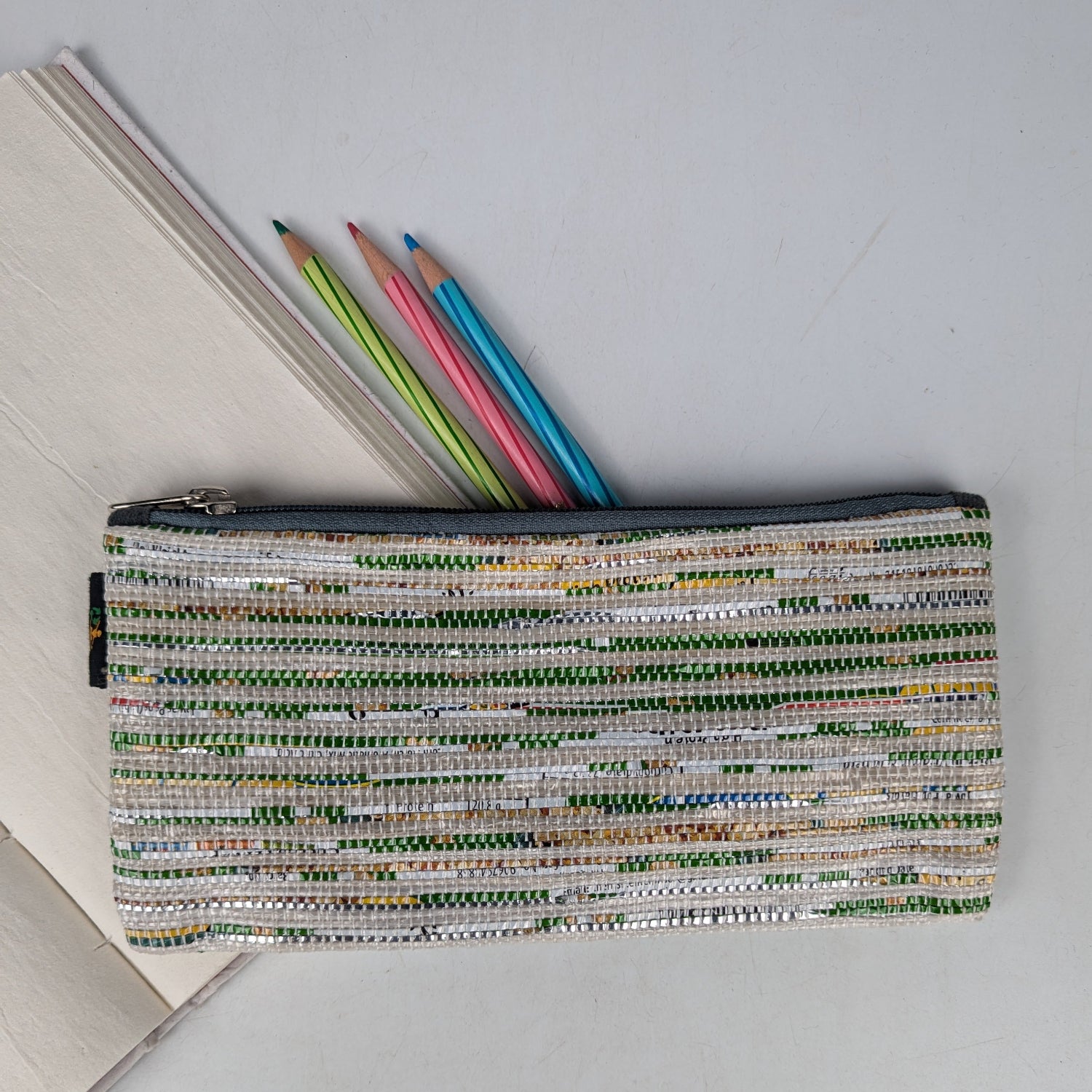 Upcycled Handwoven Pencil Pouch (PP0825-028) PS_W