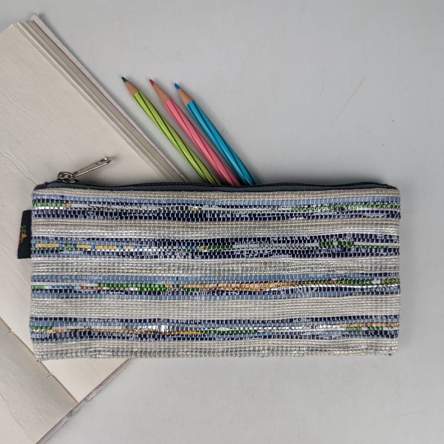 Upcycled Handwoven Pencil Pouch (PP0825-030) PS_W