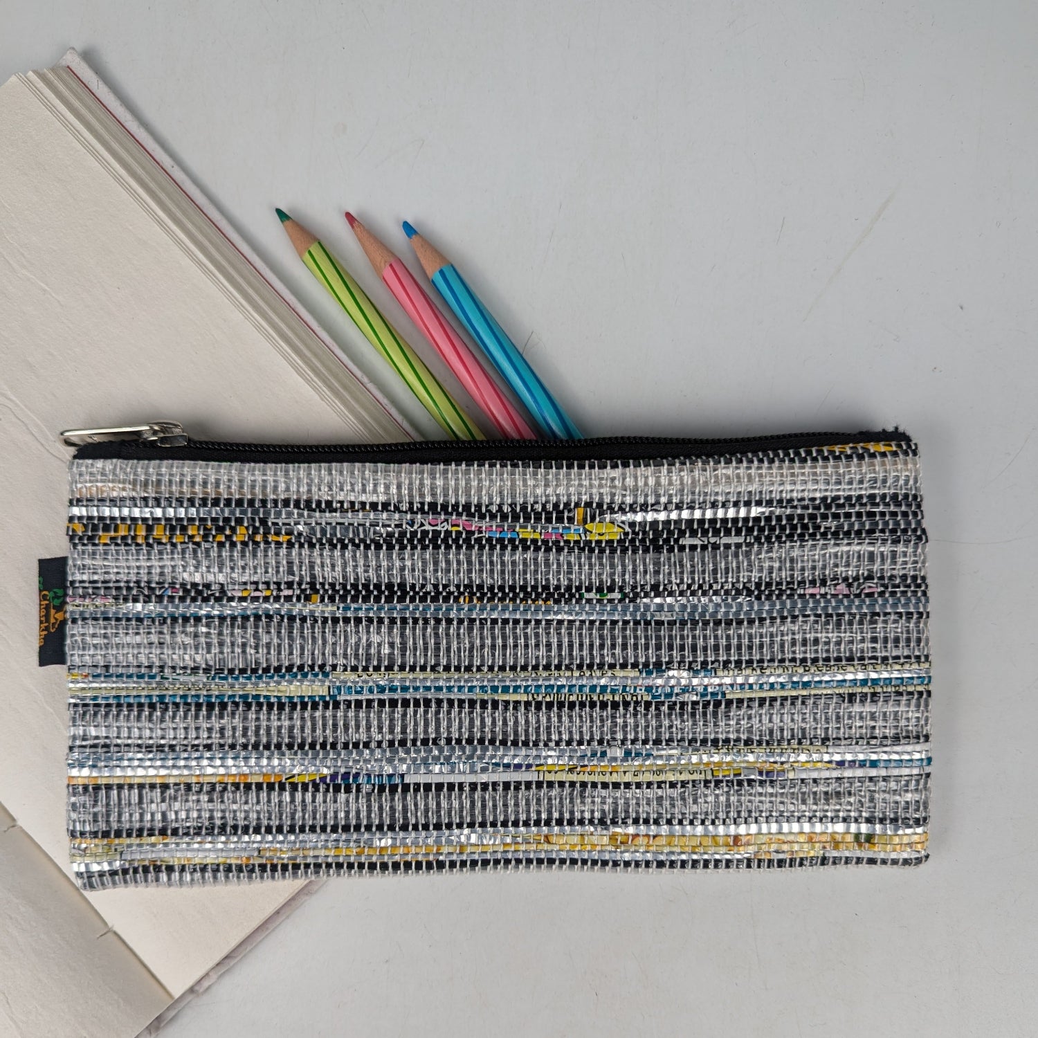 Upcycled Handwoven Pencil Pouch (PP0825-031) PS_W
