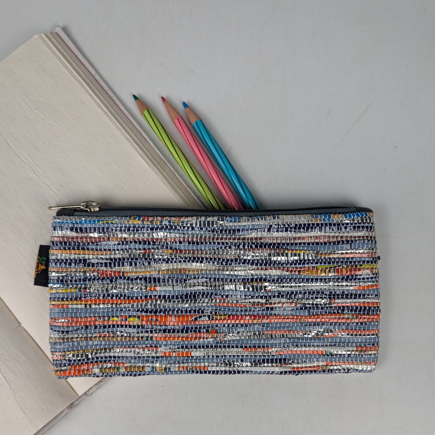 Upcycled Handwoven Pencil Pouch (PP0825-034) PS_W