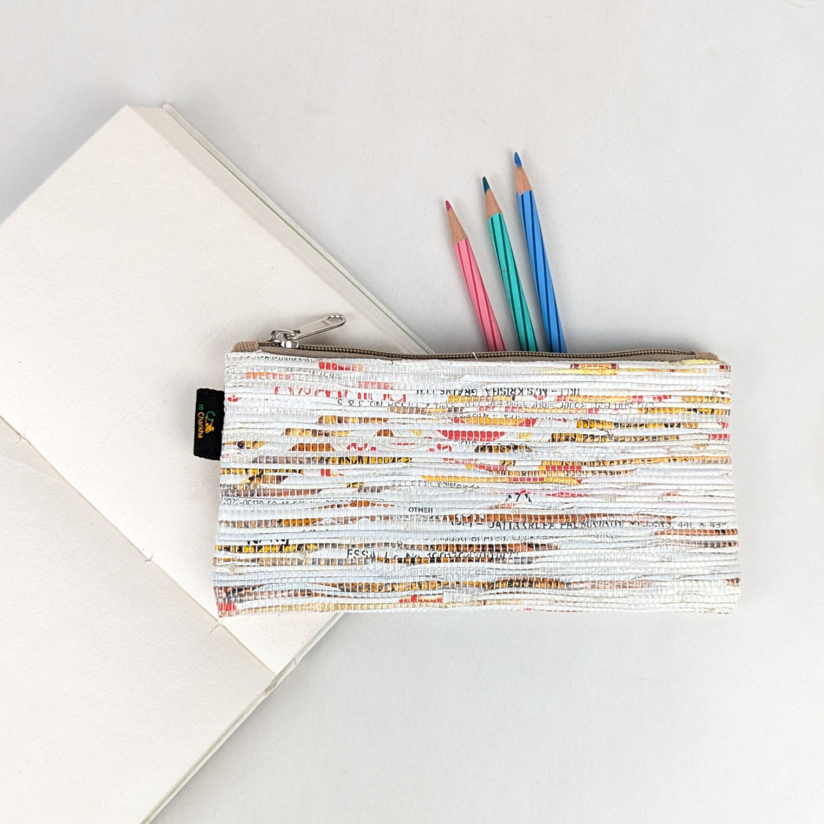 Upcycled Handcrafted Pencil Pouch (PP0526-004) PS_W