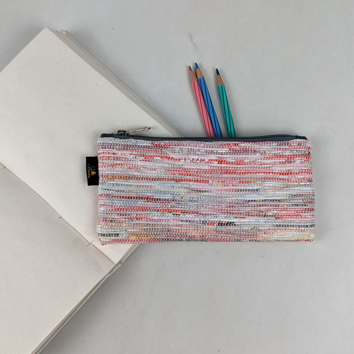 Upcycled Handcrafted Pencil Pouch (PP0626-002) PS_W