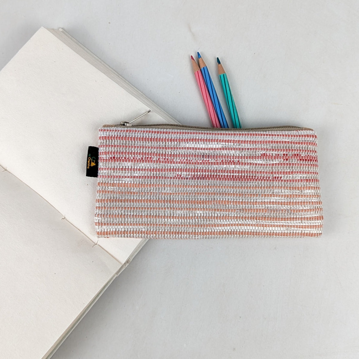 Upcycled Handcrafted Pencil Pouch (PP0626-005) PS_W