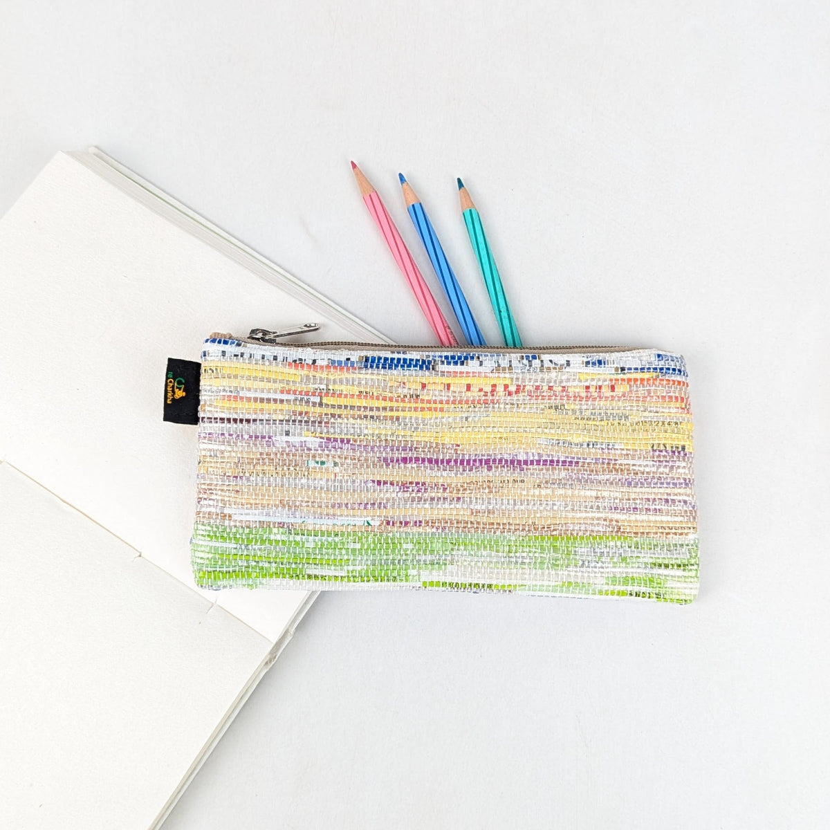 Upcycled Handcrafted Pencil Pouch (PP0626-022)