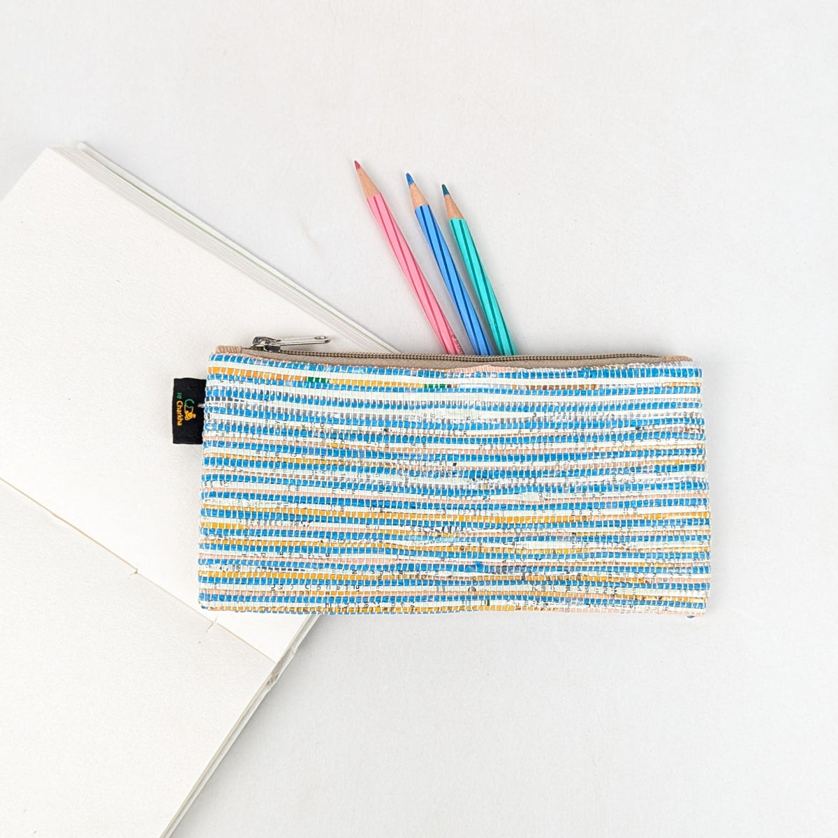 Upcycled Handcrafted Pencil Pouch (PP0626-023)
