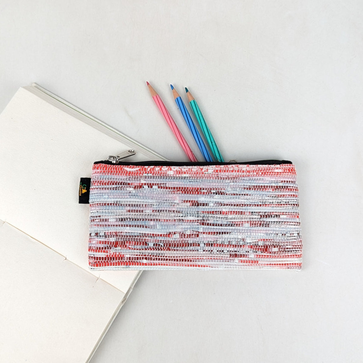 Upcycled Handcrafted Pencil Pouch (PP0626-024)