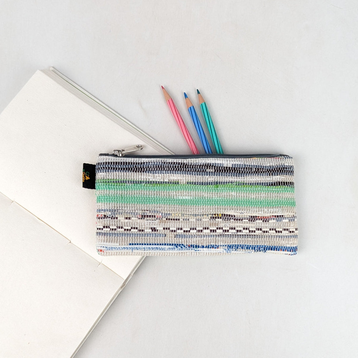 Upcycled Handcrafted Pencil Pouch (PP0626-030)