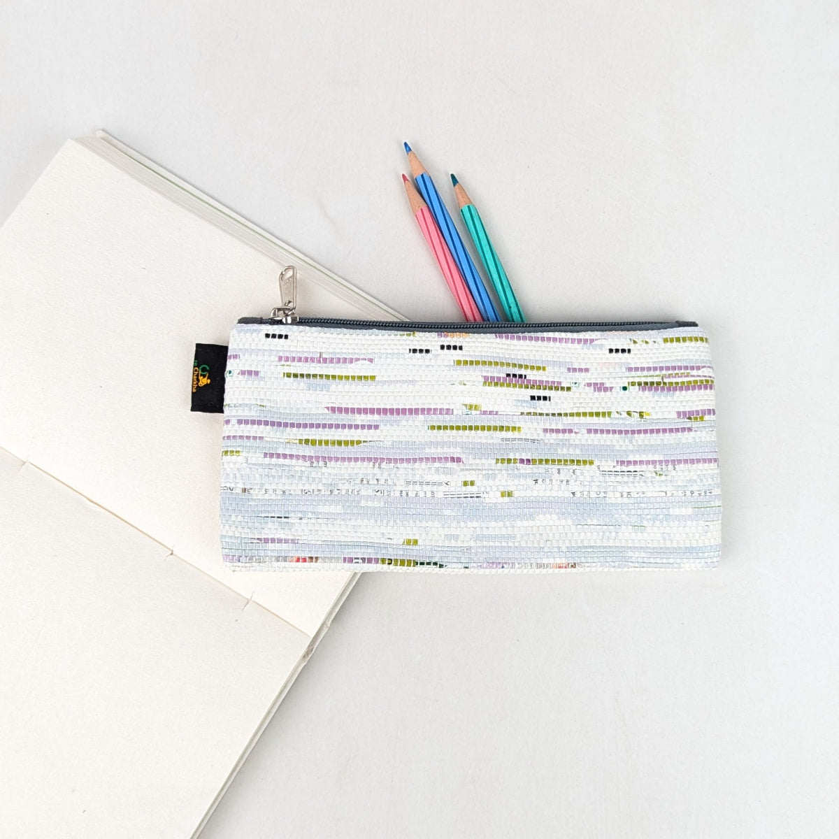 Upcycled Handcrafted Pencil Pouch (PP0626-033)