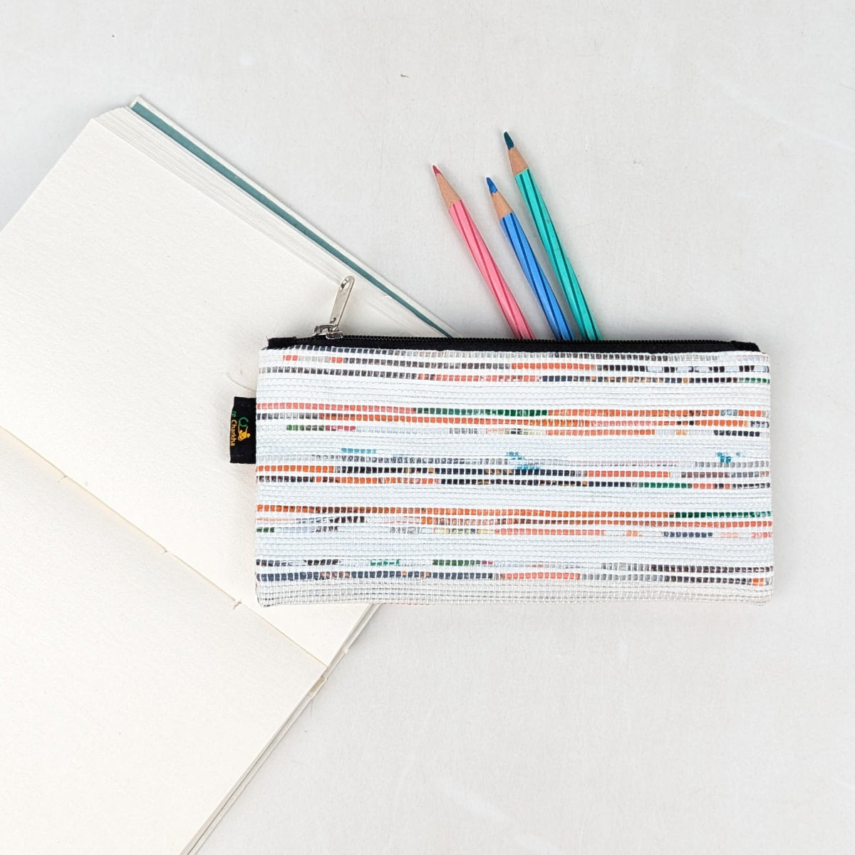 Upcycled Handcrafted Pencil Pouch (PP0726-001)