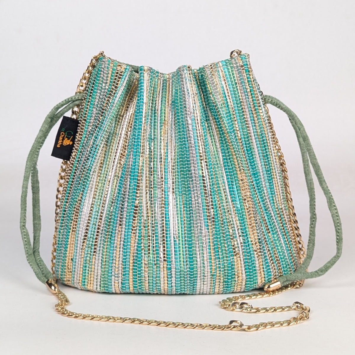 Upcycled Handcrafted Potli Sling (PS1225-002) PS_W