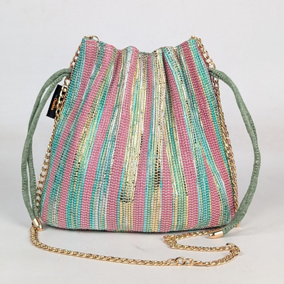 Upcycled Handcrafted Potli Sling (PS1225-003) PS_W