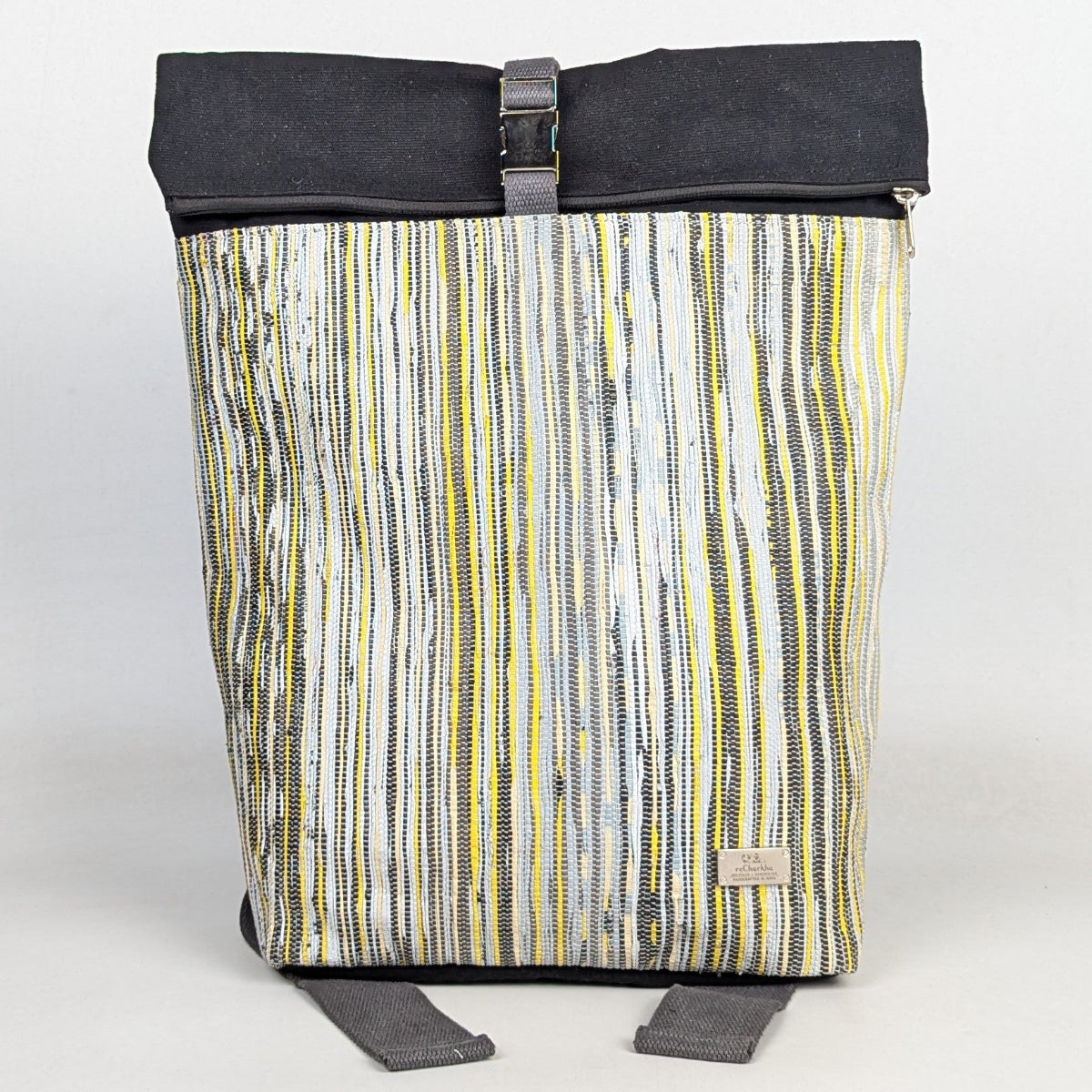 Upcycled Handcrafted Spartan Backpack (SBP0126-001) PS_W