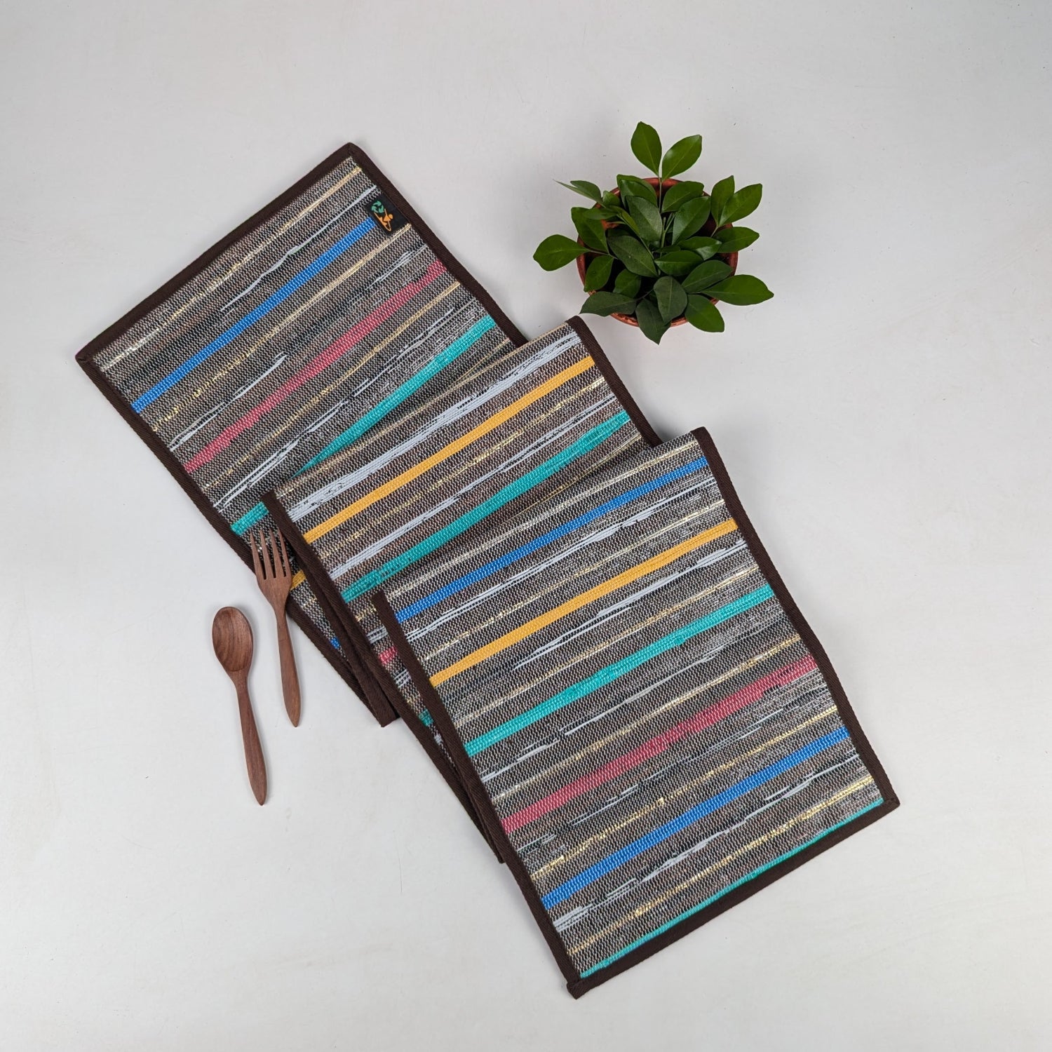 Upcycled Handcrafted Table Runner (TR0525-002) PS_W