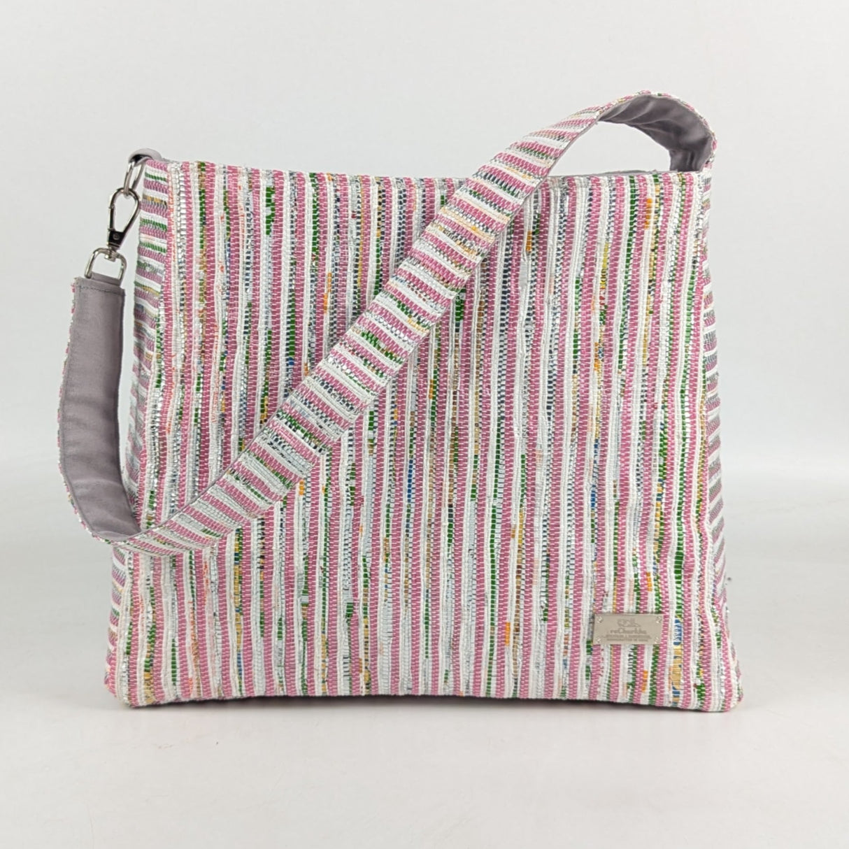 Upcycled Handcrafted Trapeze Tote (TT0425-012) PS_W