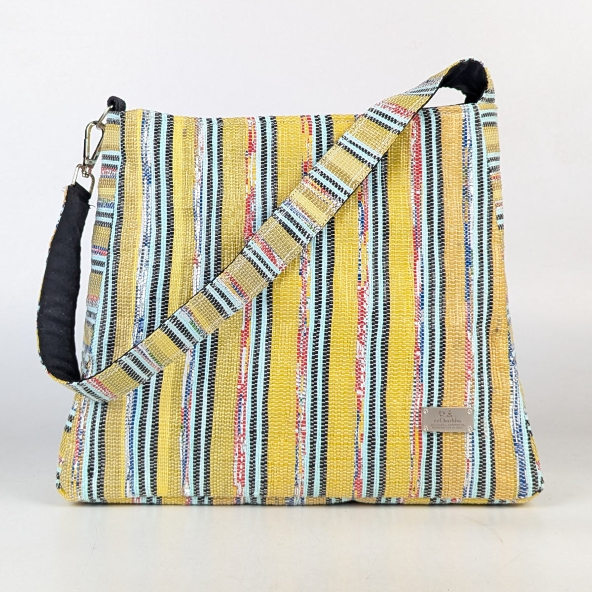 Upcycled Handcrafted Trapeze Tote (TT1125-002) PS_W