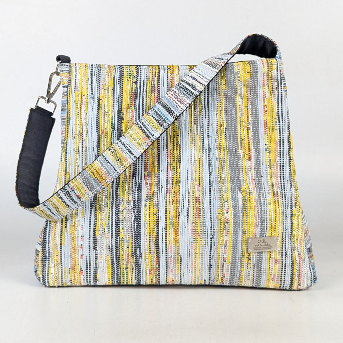 Upcycled Handcrafted Trapeze Tote (TT1125-005) PS_W